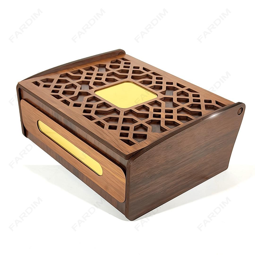طرح برش لیزری جعبه هدیه و پذیرایی کد A132273